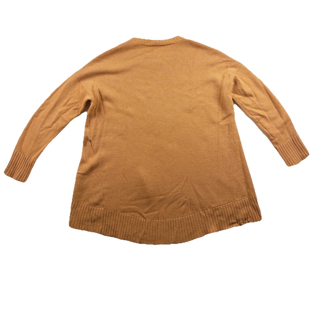 Eileen Fisher Camel Cashmere Merino Wool Oversized High Low Sweater XXS XS - Picture 2 of 6